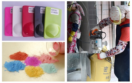 Huafu Chemicals melamine tableware moulding compound Huafu Chemicals melamine tableware moulding compound