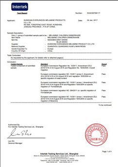 Certificado Intertek en 2017